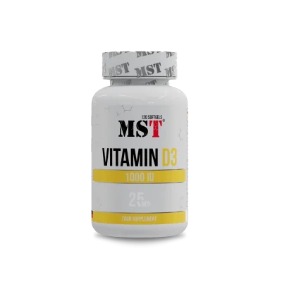 MST D3 1000 IU 100 Softgels – Vitamin D3 for Bone & Immune Health