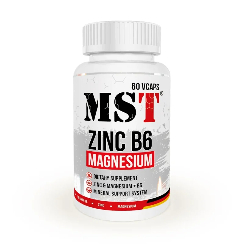 MST Zinc B6 Magnesium 60 kapslit toidulisand