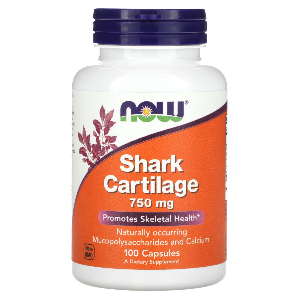 NOW Shark Cartilage 750mg 100 kapslit NOW Shark Cartilage 750mg 100 kapslit