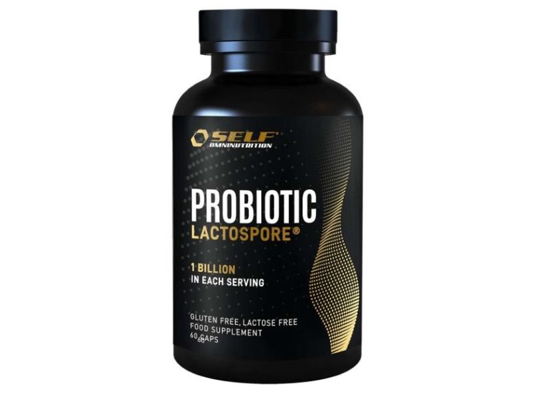 SELF Probiotic Lactospore probiootikumid 60 kapslit pakendis