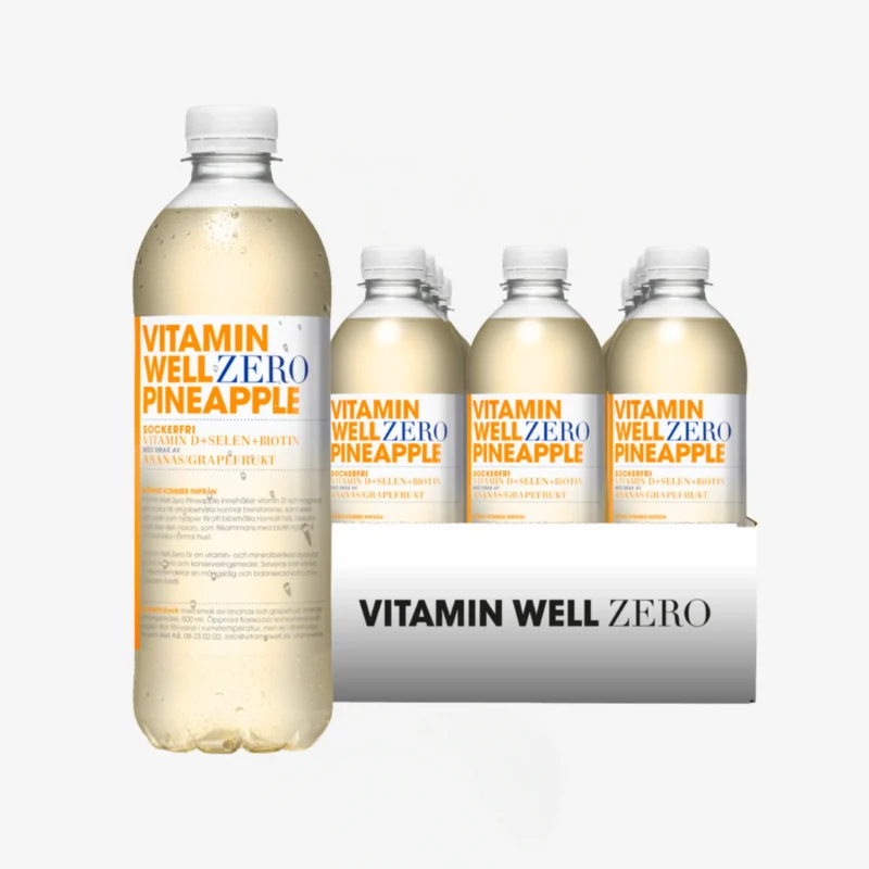 Vitamin Well Zero Ananassi 500ml + pant A