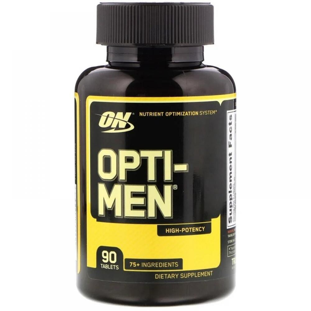 Optimum Nutrition Opti-Men vitamiinid 90 tabletti