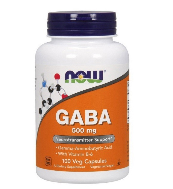 NOW GABA 500mg 100 kapslit toidulisand