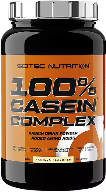 Scitec 100% Casein Complex 920g Belgia Šokolaad valgupulber