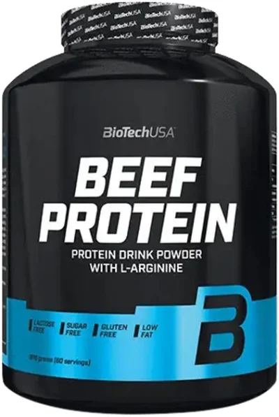 BIOTECHUSA Beef Protein 1816g Strawberry – protein for muscle growth and recovery