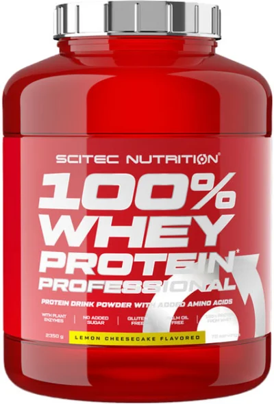 Scitec 100% Whey Protein Professional 2350g Lemon Cheesecake