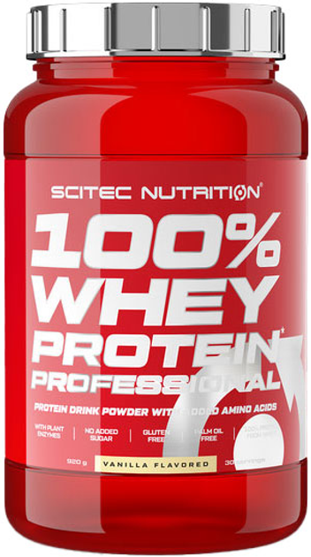 Scitec 100% Whey Protein Professional 920g Vanill valgupulber