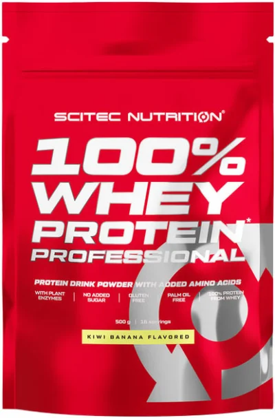 Scitec 100% Whey Protein Professional 500g Kiwi Banana