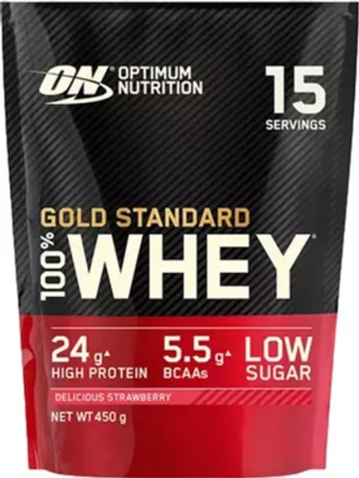 Optimum Nutrition Gold Standard 100% Whey 450g Strawberry protein powder
