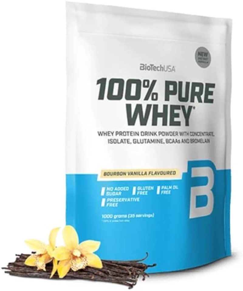 BIOTECHUSA 100% PURE WHEY 1000g Bourboni vanill