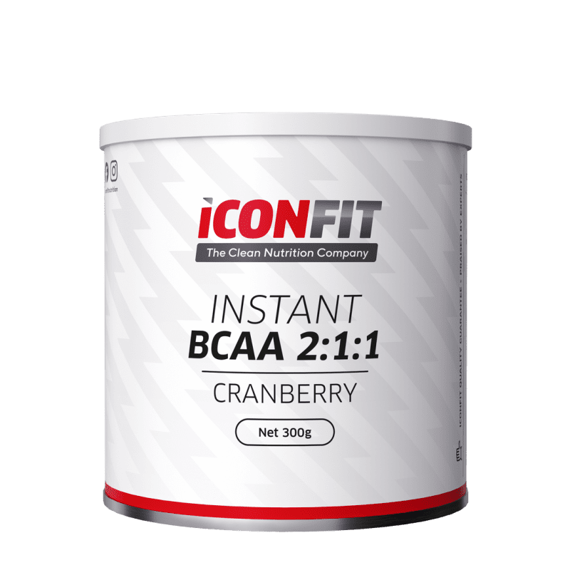 ICONFIT Instant BCAA 2:1:1 jõhvikamaitseline toidulisand 300g purgis
