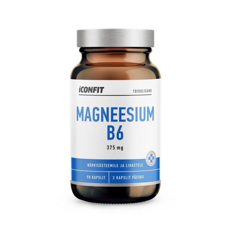 ICONFIT Magneesium B6 kapslid – stressi ja lihaste toetamiseks