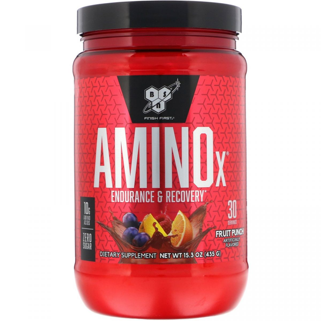 BSN Amino X 435g Puuvilja punš – BCAA aminohapped treeninguks