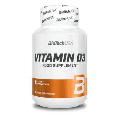 BioTechUSA Vitamin D3 60 tabletti