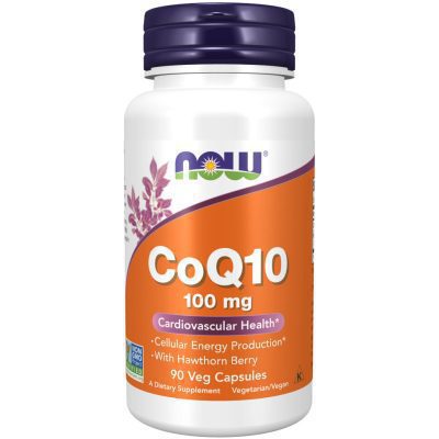 NOW CoQ10 100mg 90 растительных капсул