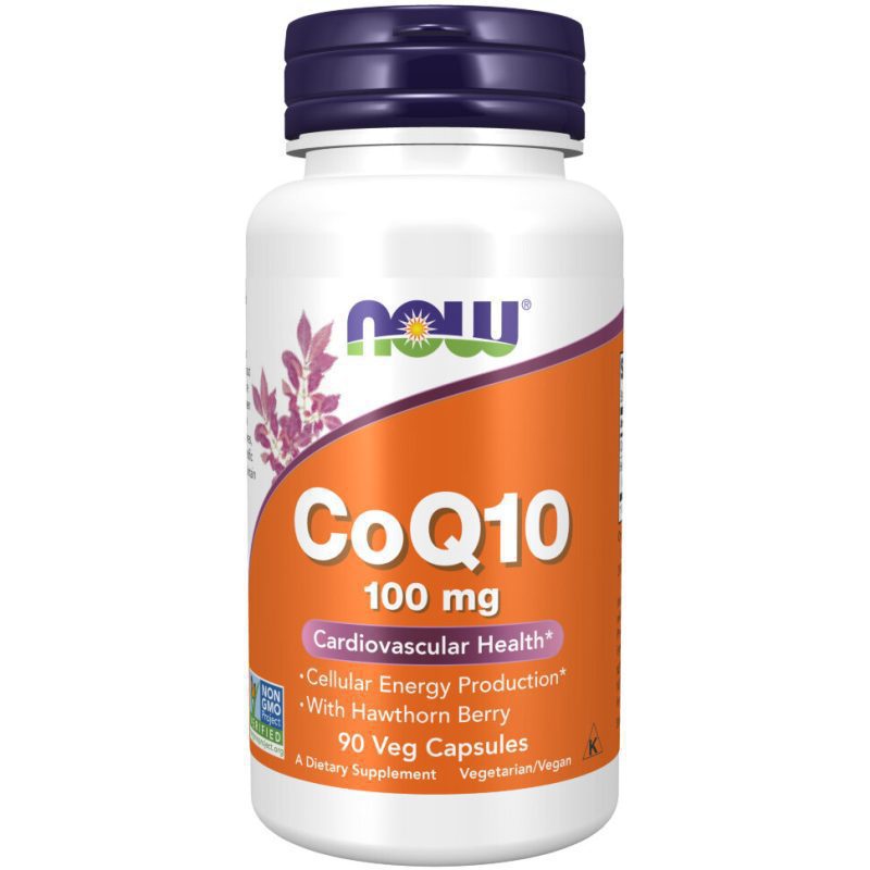 NOW CoQ10 100mg 90 kapslit toidulisand