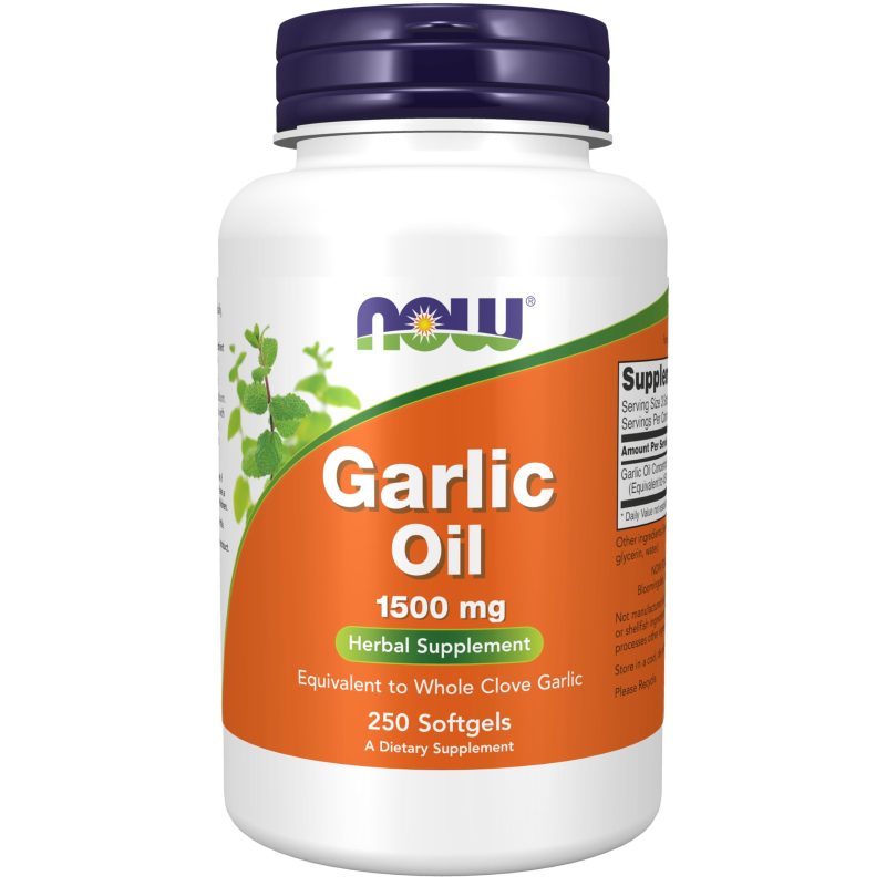 NOW Garlic Oil 1500mg 250 softgels