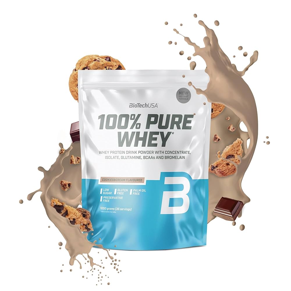 BIOTECHUSA 100% PURE WHEY 454 г Кремовое печенье BIOTECHUSA 100% PURE WHEY 454 г Кремовое печенье