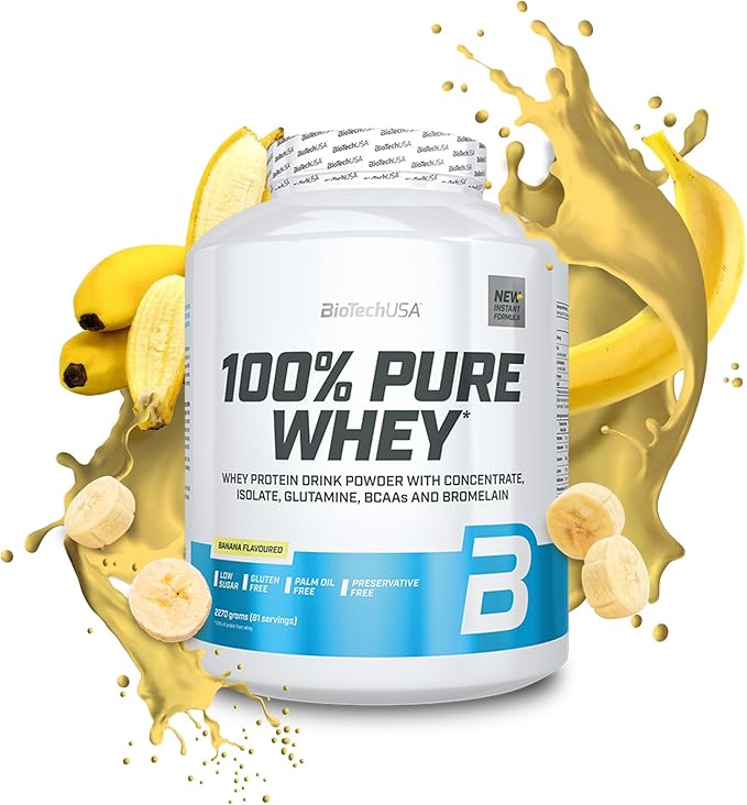 BIOTECHUSA - 100% puhas vadakuvalk 2270g banaan