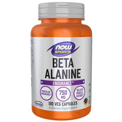 NOW Beta Alanine 750mg 120 kapslit aminohape