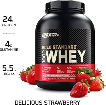 Optimum Nutrition Gold Standard 100% Whey 2.27kg Maasikas