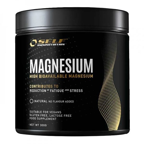 SELF Magnesium 300g magneesiumipulber lihaste ja energiataseme toetuseks