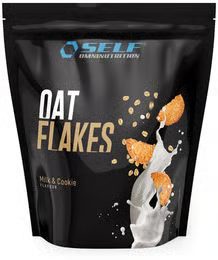 SELF Piima ja küpsise maitsega kaerahelbed 1kg pakendis