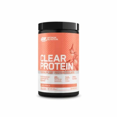 Optimum Nutrition Clear Plant Protein Isolate 280g Juicy Peach – taimne valk lihaste toetamiseks
