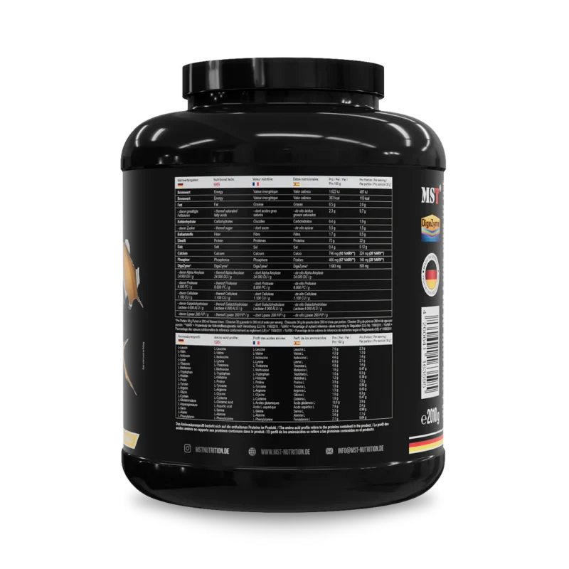 MST Protein Best Whey + Enzymes 2010g Mango-peach