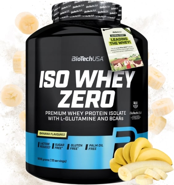 BioTechUSA Iso Whey Zero 2270g Banaan – Vadakuvalk