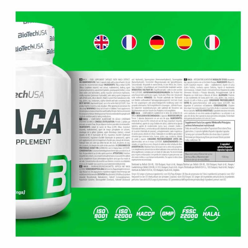 BIOTECHUSA Maca 60 caps