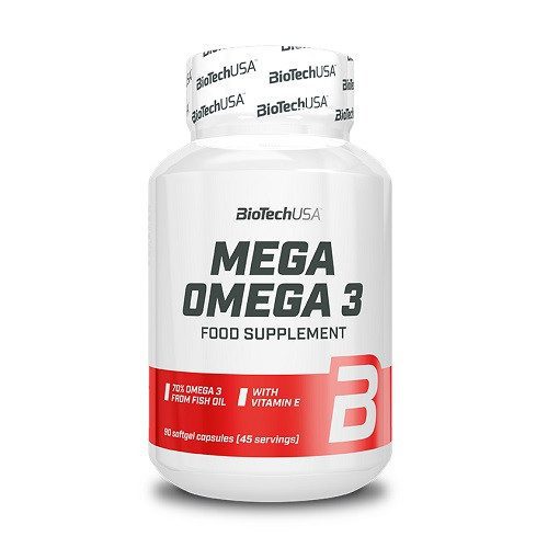 BIOTECHUSA Mega Omega 3 90 Softgels – Heart, Brain & Joint Health Support