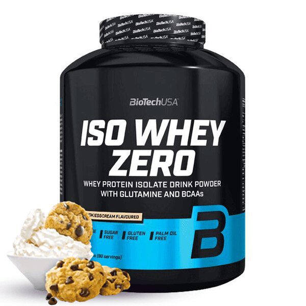 BioTechUSA Iso Whey Zero 2270g Küpsised ja kreem