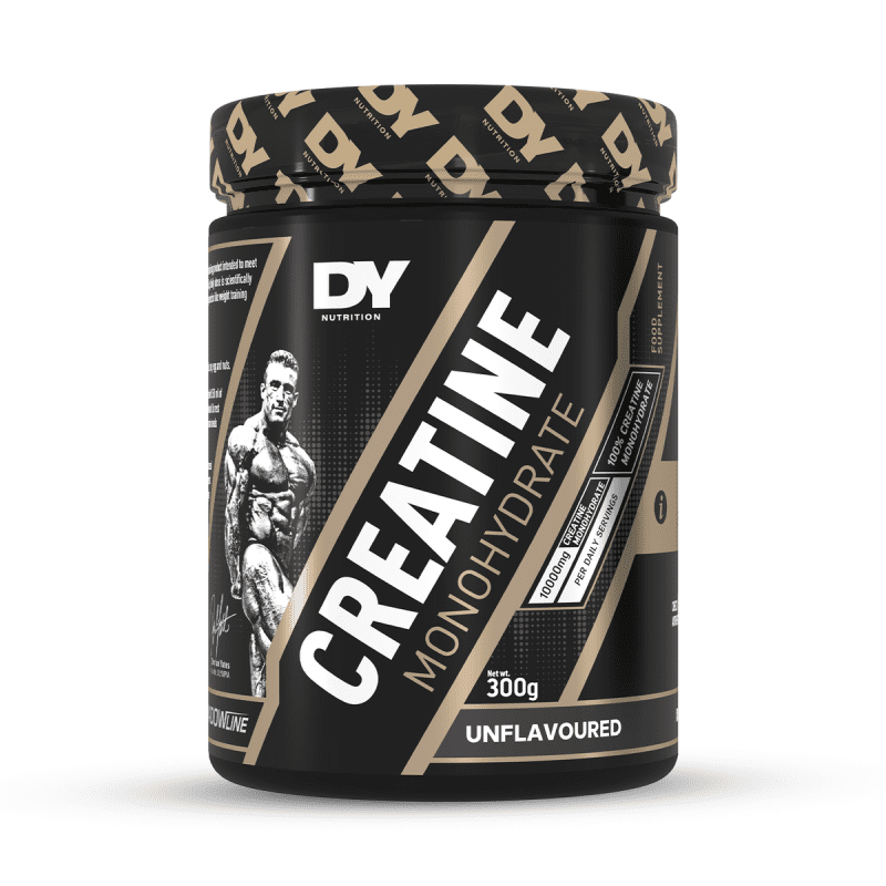 DY Creatine Monohydrate 300g kreatiinimonohüdraat puhta jõudluse ja lihasjõu jaoks.