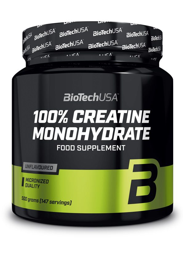 BIOTECHUSA Micronized Creatine Monohydrate 500g – Strength & Muscle Support