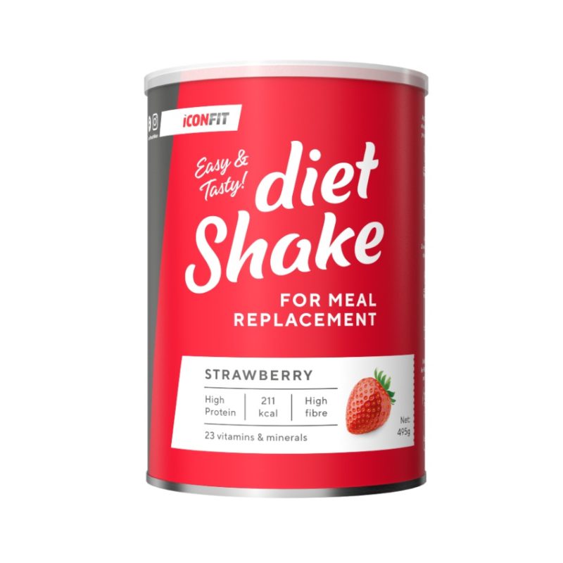 ICONFIT Diet Shake maasikamaitseline 495g