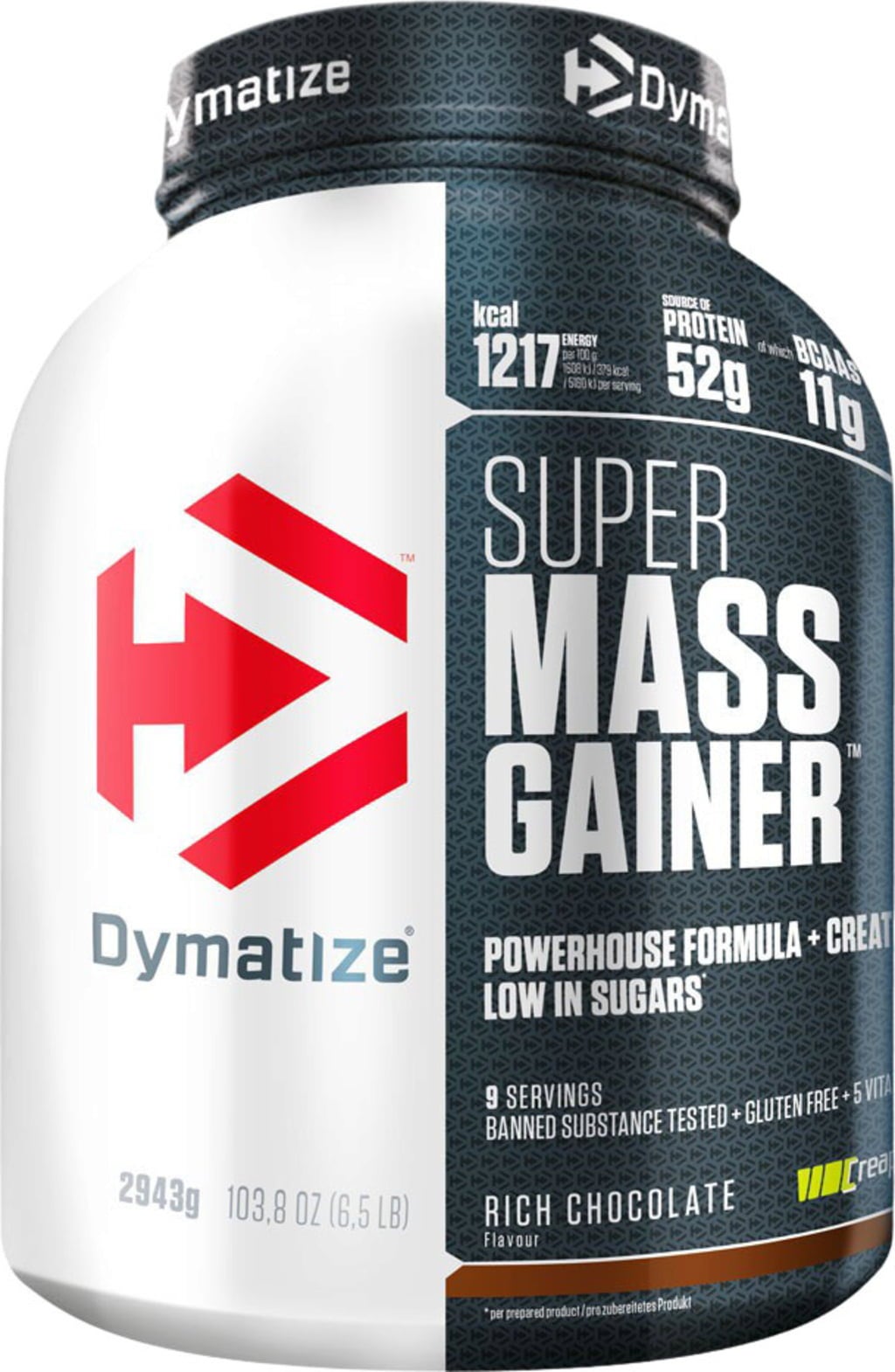 Dymatize Super Mass Gainer 2.943kg Šokolaad Dymatize Super Mass Gainer 2.943kg Šokolaad massilisaja