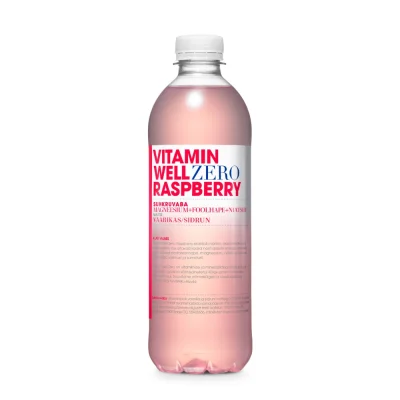 Vitamin Well Zero vaarika vitamiinijook 500ml