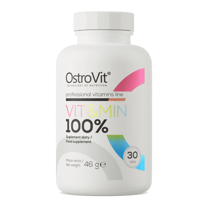 OstroVit 100% Vit&Min 30 tabs – vitamiinide ja mineraalide kompleks igapäevaseks kasutamiseks