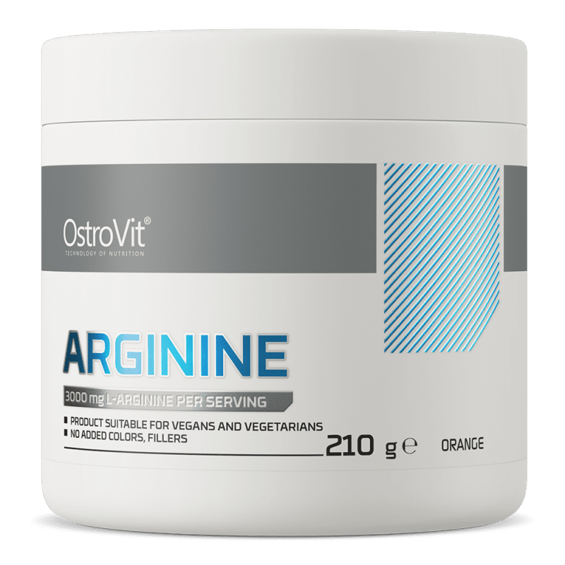 OstroVit Arginine 210 g Apelsin vereringe ja lihaste toetuseks