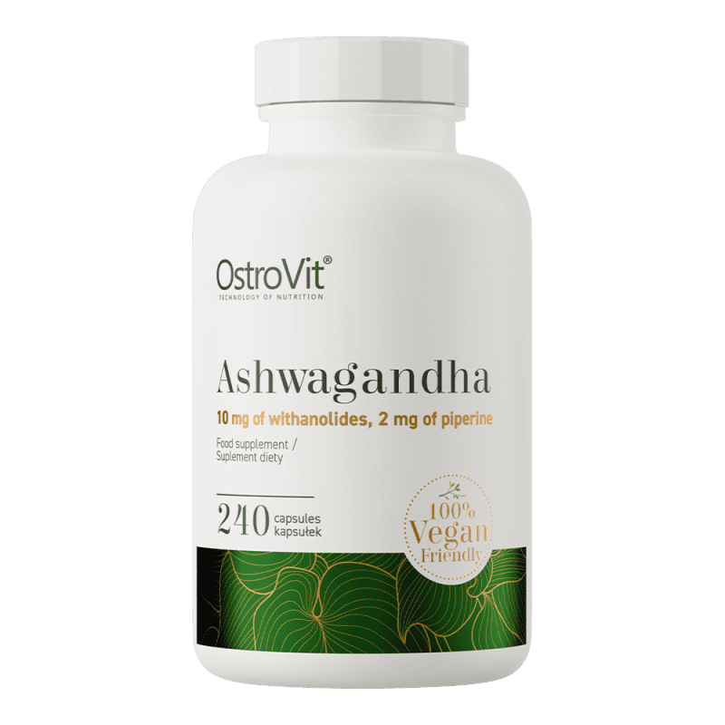 OstroVit Ashwagandha VEGE 240 kapslit adaptogeen