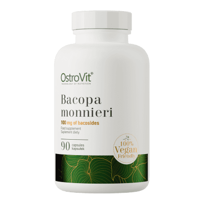OstroVit Bacopa Monnieri VEGE 90tabs – Natural Nootropic for Memory and Concentration