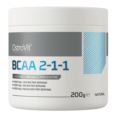 OstroVit BCAA 2-1-1 200 g Naturaalne aminohapete tugi lihastele