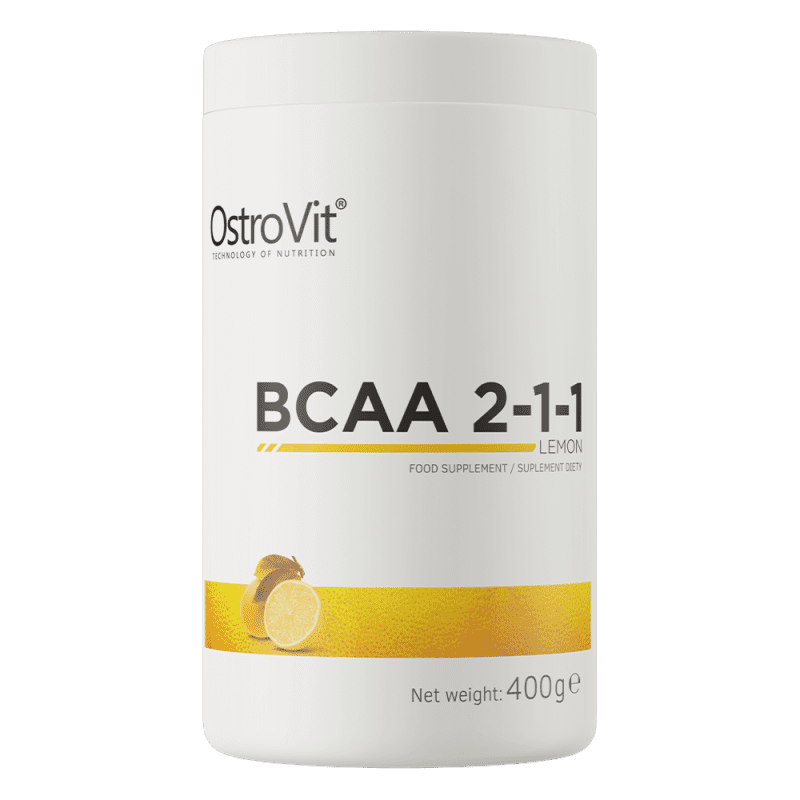 OstroVit BCAA 2-1-1 400g Лимон – восстановление и рост мышц