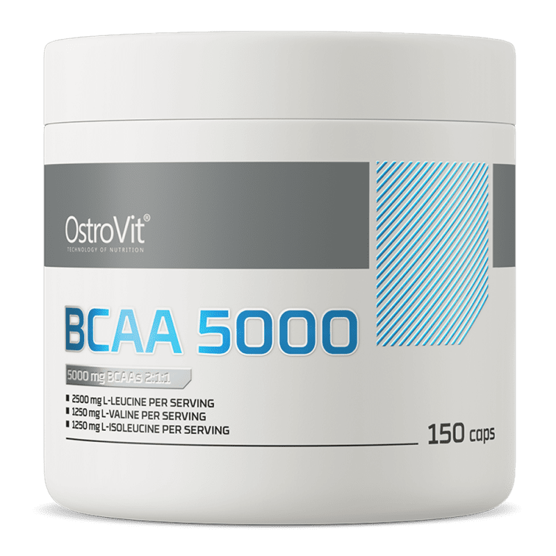 OstroVit BCAA 5000mg 150 Capsules – Amino Acids for Muscle Recovery