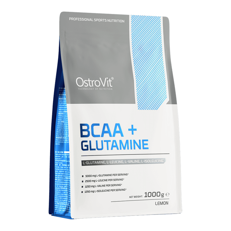 OstroVit BCAA + Glutamine 1000 g Sidrun lihaste taastumiseks ja kasvuks
