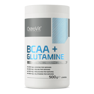 OstroVit BCAA + Glutamine 500g Лимон – рост мышц и восстановление