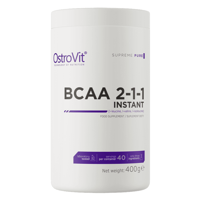 OstroVit BCAA Instant 400 g Naturaalne lihaste kasvuks ja taastumiseks