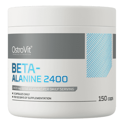 OstroVit Beta-Alanine 2400 mg 150 kapslit vastupidavuse ja jõu parandamiseks
