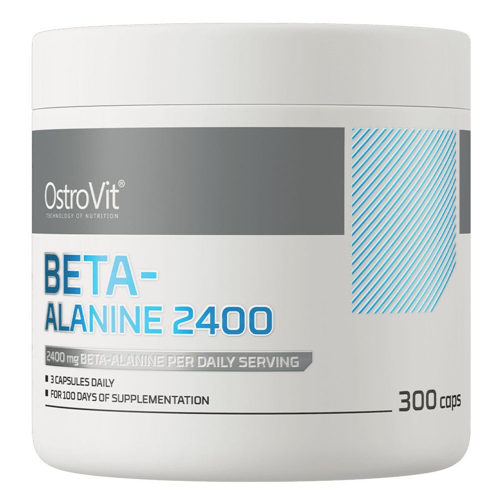 OstroVit Beta-Alanine 2400mg 300 капсул OstroVit Beta-Alanine 2400mg 300 капсул – поддержка выносливости и силы